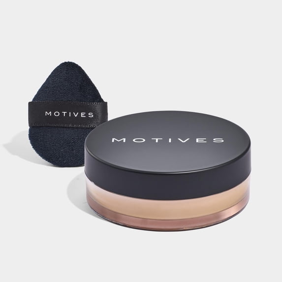 Motives® Flawless Finish Setting Powder – Light | 24-Hour Shine Control, Talc-Free, Smooths Pores & Fine Lines, Sets Makeup with a Lightweight Matte Finish