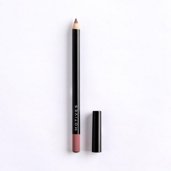 Motives® Lip Liner- Lip Liner Pencil for Defining, Contouring, and Long-Lasting Bold Color, Smooth and Comfortable Wear - Motives (Rose, Full size)