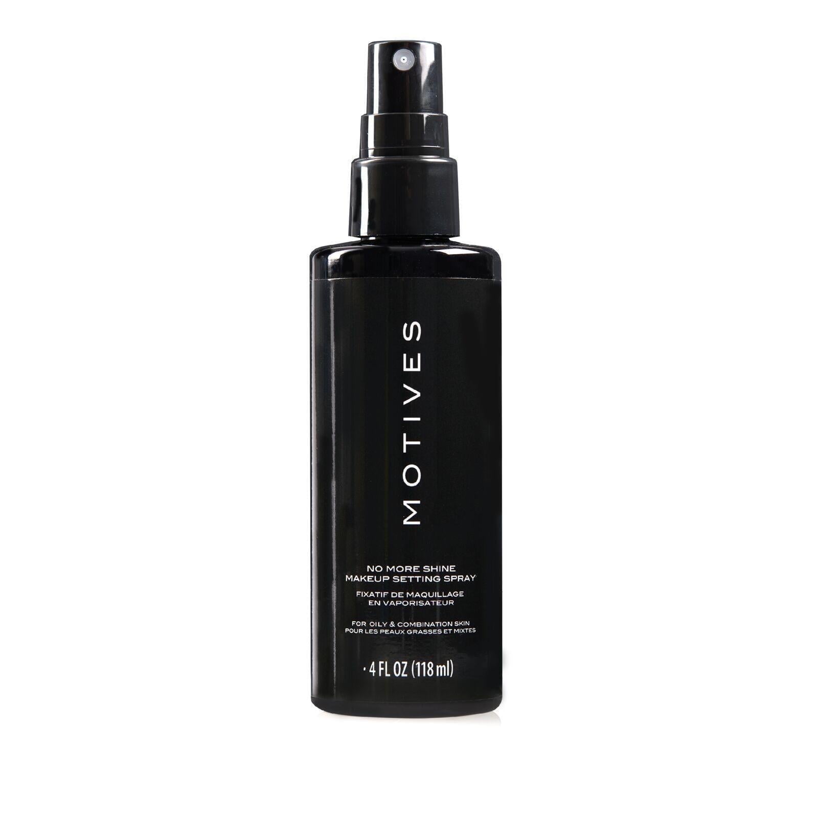 Motives No More Shine Makeup Setting Spray, 4 fl oz, Long-Lasting Oil Control Mist for Matte Finish & Shine-Free Makeup Hold