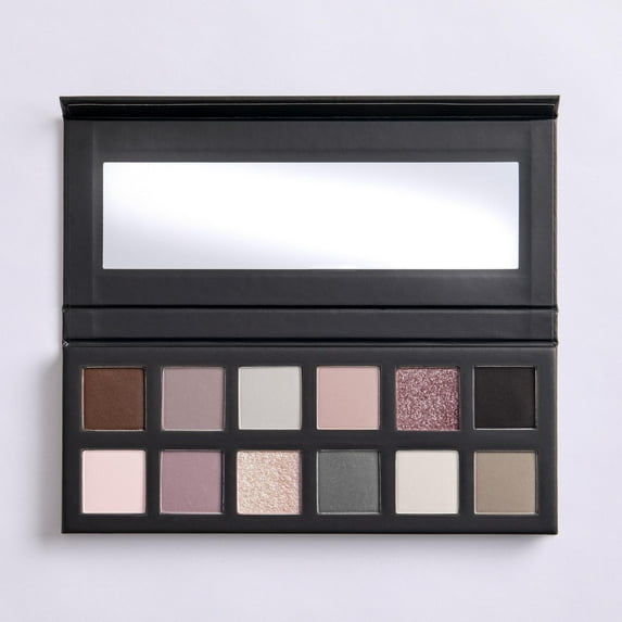 Motives® The Cool Tones- 12-Pan Eyeshadow Palette, Cool-Toned Shades for Bold or Natural Eye Makeup Looks, Mix and Match - Motives