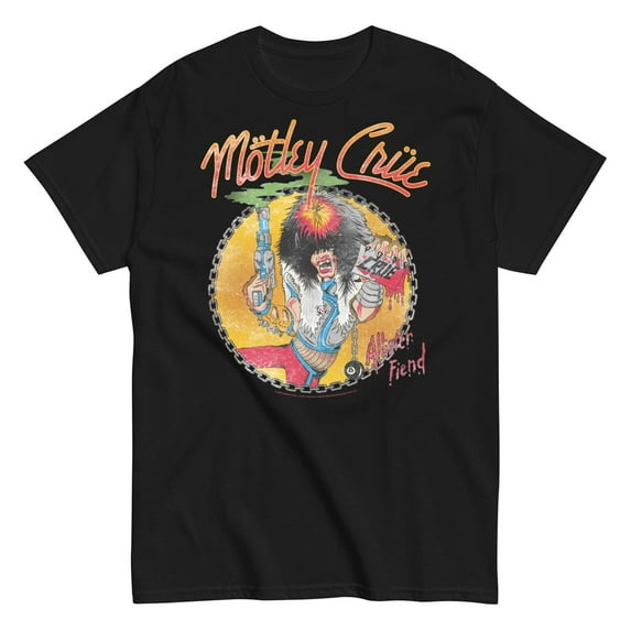 Motley Crue - Allister Fiend Unisex T-Shirt - Black - Small