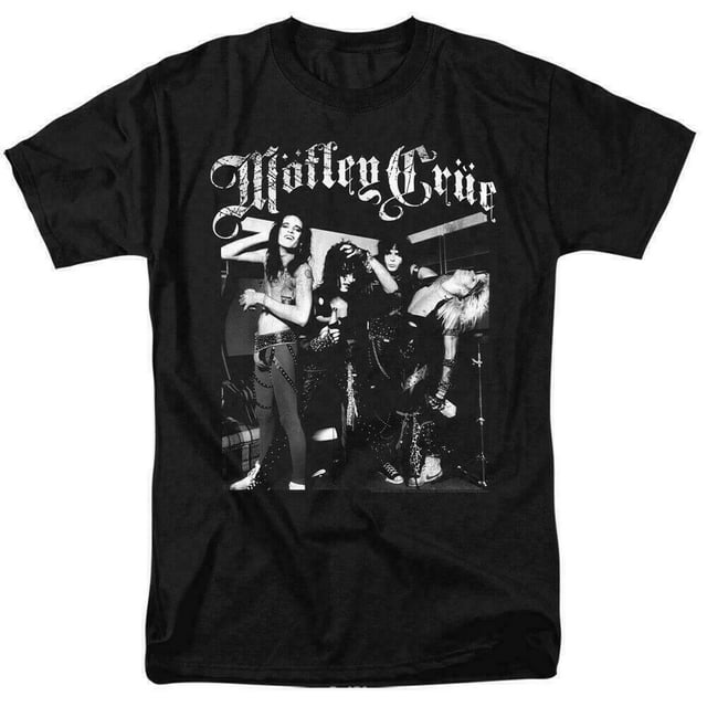 Motley Crue Band Photo T Shirt Licensed Rock n Roll Music Nikki Sixx ...