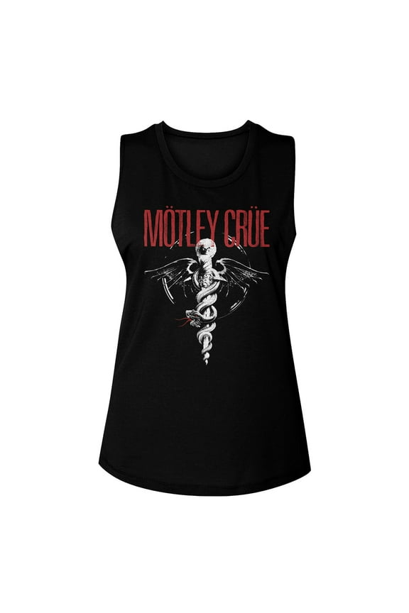 Motley Crue Classic Dr. Feelgood Women's Muscle Tank Top
