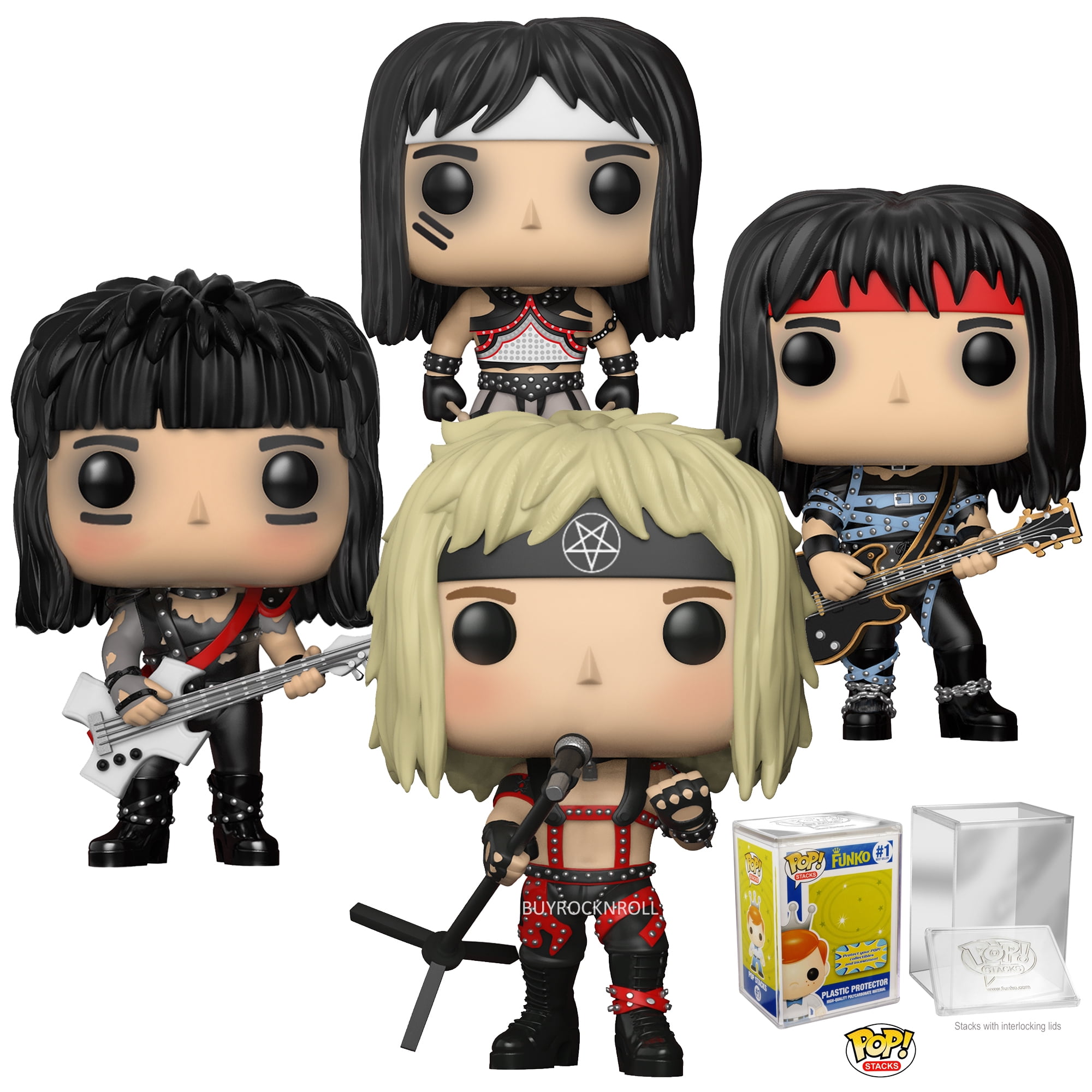 Motley Crue 2018 Funko Pop Rocks Collectible Figure Set