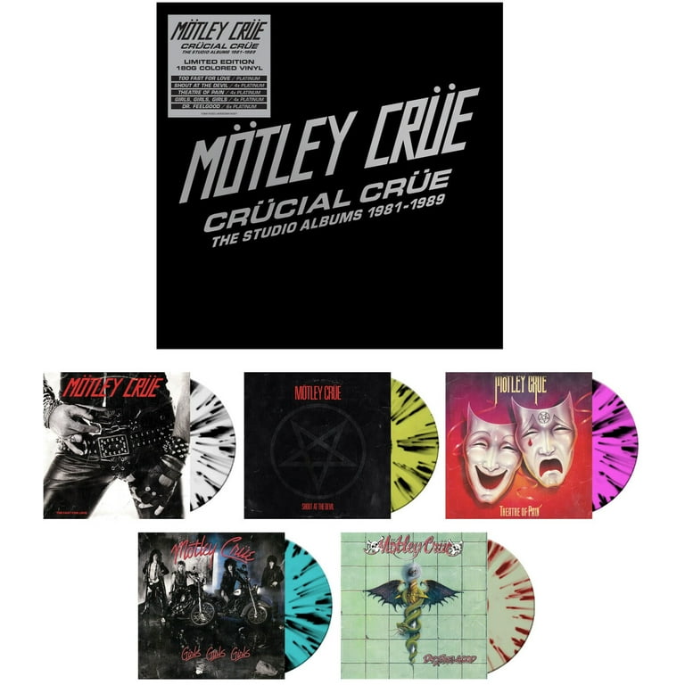 MÖTLEY CRÜE 国内盤1st＆2ndLPレコード Motley Crue Motley Crue Japanese vinyl LP album (LP record) (460406)