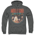 thumbnail image 1 of Motley Crue Crue Shout Adult Pullover Hoodie Sweatshirt Charcoal, 1 of 1