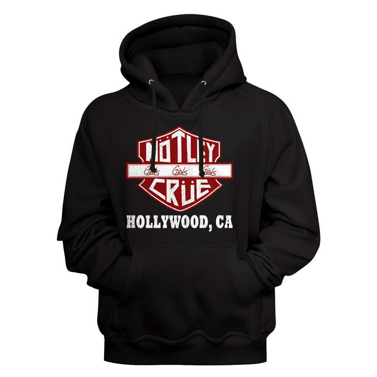 Motley Crue Crue Sign Black Adult Pullover Hoodie Sweatshirt Walmart