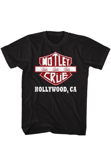 T-shirt Motley Crue 'Greatest Hits Band Shot' Noir - Officiel, Neuf Avec étiquettes