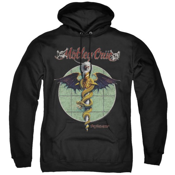 Motley Crue Dr Feelgood Adult Pullover Hoodie Sweatshirt Black