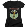 thumbnail image 1 of Motley Crue Dr Feelgood Junior Women's V-Neck T-Shirt Black, 1 of 1