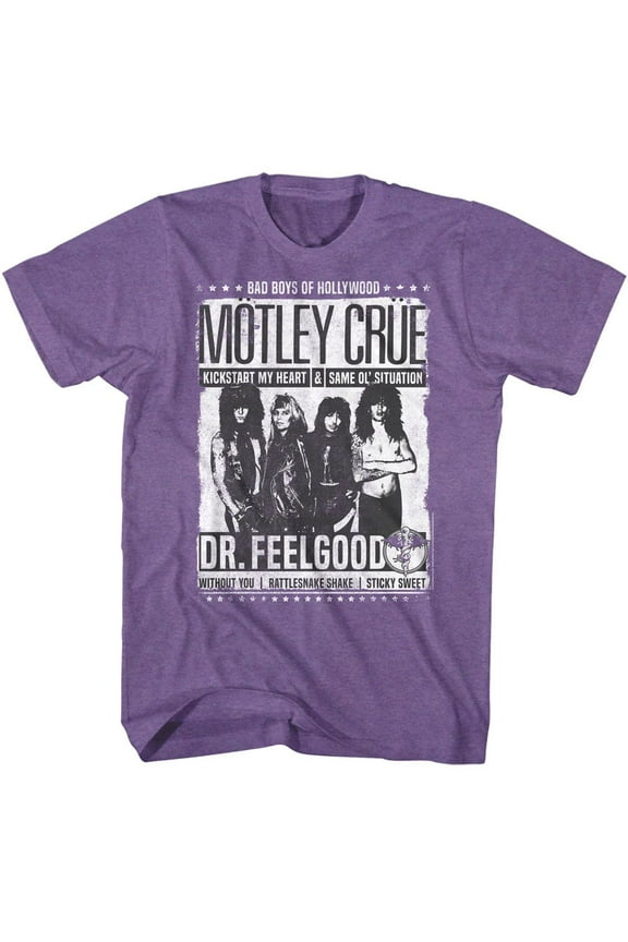 Motley Crue Dr Feelgood Tracklist Men's T Shirt