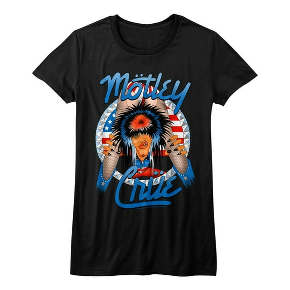 Motley Crue Legs Black Junior Women's T-Shirt