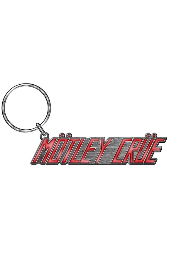Motley Crue Logo (Die-cast Relief) Metal Key Chain Silver