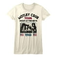 thumbnail image 1 of Motley Crue SATD 83 Natural Junior Women's T-Shirt, 1 of 2