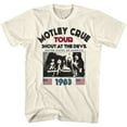 thumbnail image 1 of Motley Crue SATD83 Natural Adult T-Shirt, 1 of 2