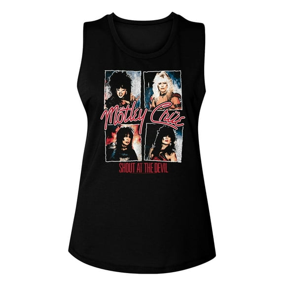 Motley Crue Shout at the Devil Women's Muscle Tank Top