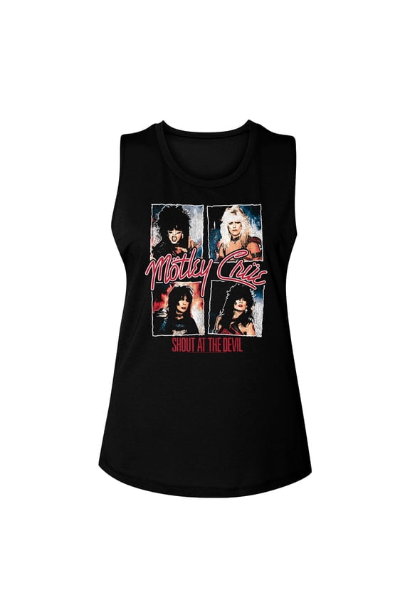 Motley Crue Shout at the Devil Women's Muscle Tank Top