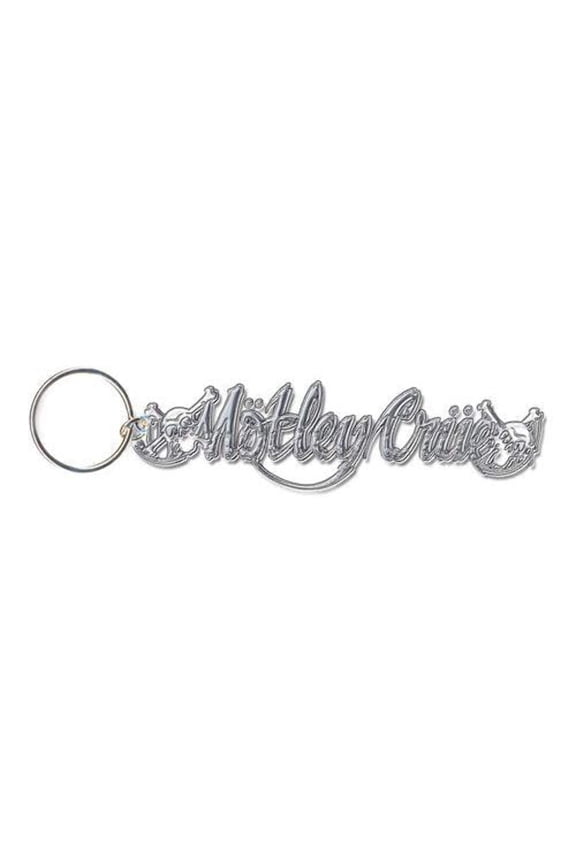 Motley Crue - Skull Logo Metal Keychain Keyring