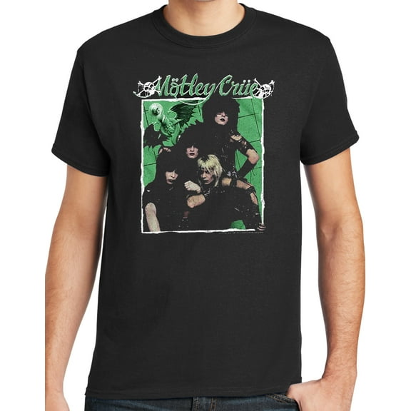 Motley Crue THE BOYS Mens Black T-shirt, 5XL Black