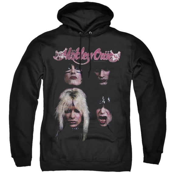 Motley Crue The Crue Adult Pullover Hoodie Sweatshirt Black