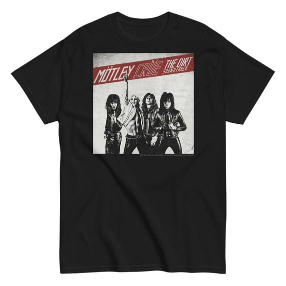 Motley Crue - The Dirt Cover Unisex T-Shirt - Black - Small