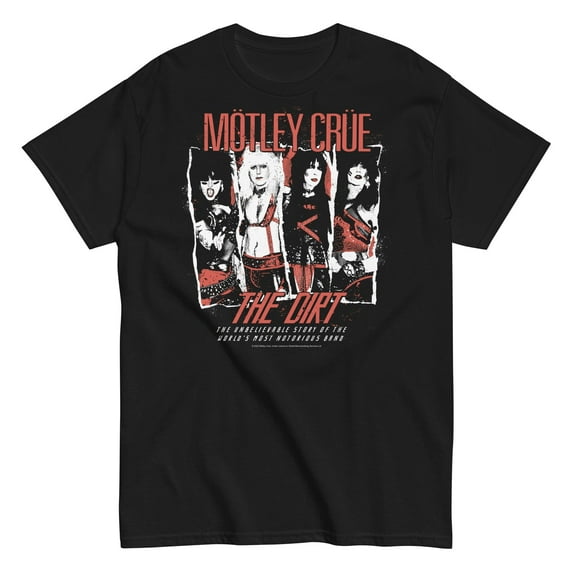 Motley Crue - The Dirt Unisex T-Shirt - Black - Small