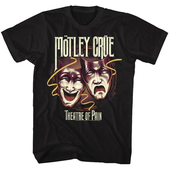 Motley Crue Theatre Of Pain Black Adult T-Shirt 3Xlt