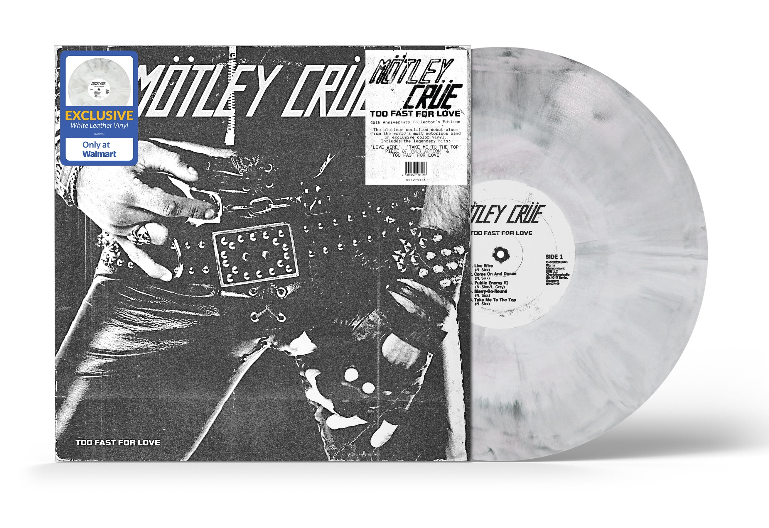 Motley Crue - Too Fast For Love (45th Anniversary Collection) (Walmart Exclusive) - White Leather Vinyl