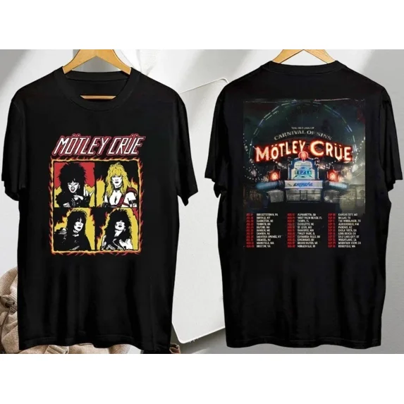 Motley Crue Tour 2026 Unisex T-Shirt For Fan