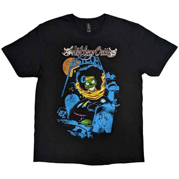 Motley Crue Unisex T-Shirt Feelgood Graveyard Vintage (Medium)