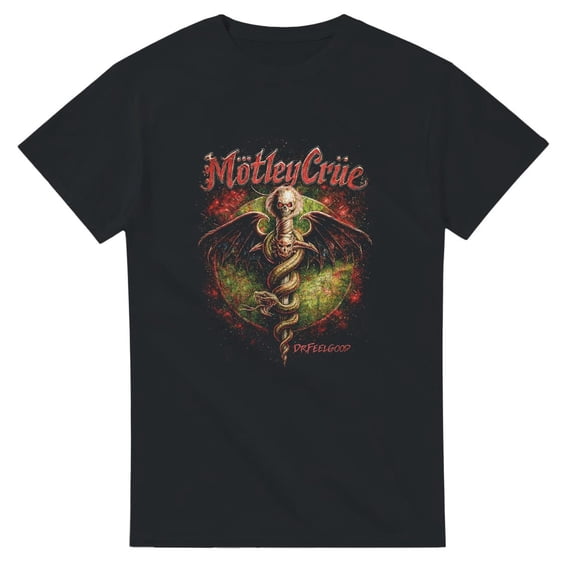 Motley Crue Unisex T-shirt, Rock Band Heavy Metal Tee