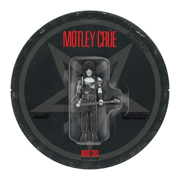 Motley Crue ReAction Figures Wave 02 - Nikki Sixx (Shout At The Devil - Black White)