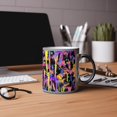 thumbnail image 1 of Motley Eye 11oz Color Changing Magic Coffee Mug | Heat-sensitive | Microwavable | Ceramic | Gift | Black, 1 of 5