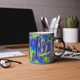 thumbnail image 1 of Motley Eye 11oz Color Changing Magic Coffee Mug | Heat-sensitive | Microwavable | Ceramic | Gift | Black, 1 of 5