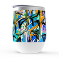 thumbnail image 1 of Motley Eye Stainless Steel Stemless Wine Tumbler 12oz | Gift | Bpa Free | Vacuum Insulated Double-Wall | With Lid, 1 of 4