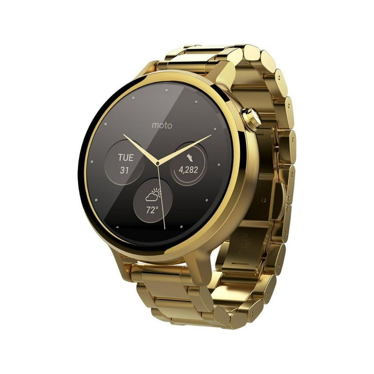 Moto 360 2nd Gen. Womens 42mm Gold with Gold Metal