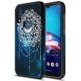 thumbnail image 1 of Moto E 2020 Case, KAESAR Hybird Drop Protection Sleek Slim Dual Layer Shockproof Colorful Graphic Armor Case For Motorola E 2020 (Galaxy Mandala), 1 of 1