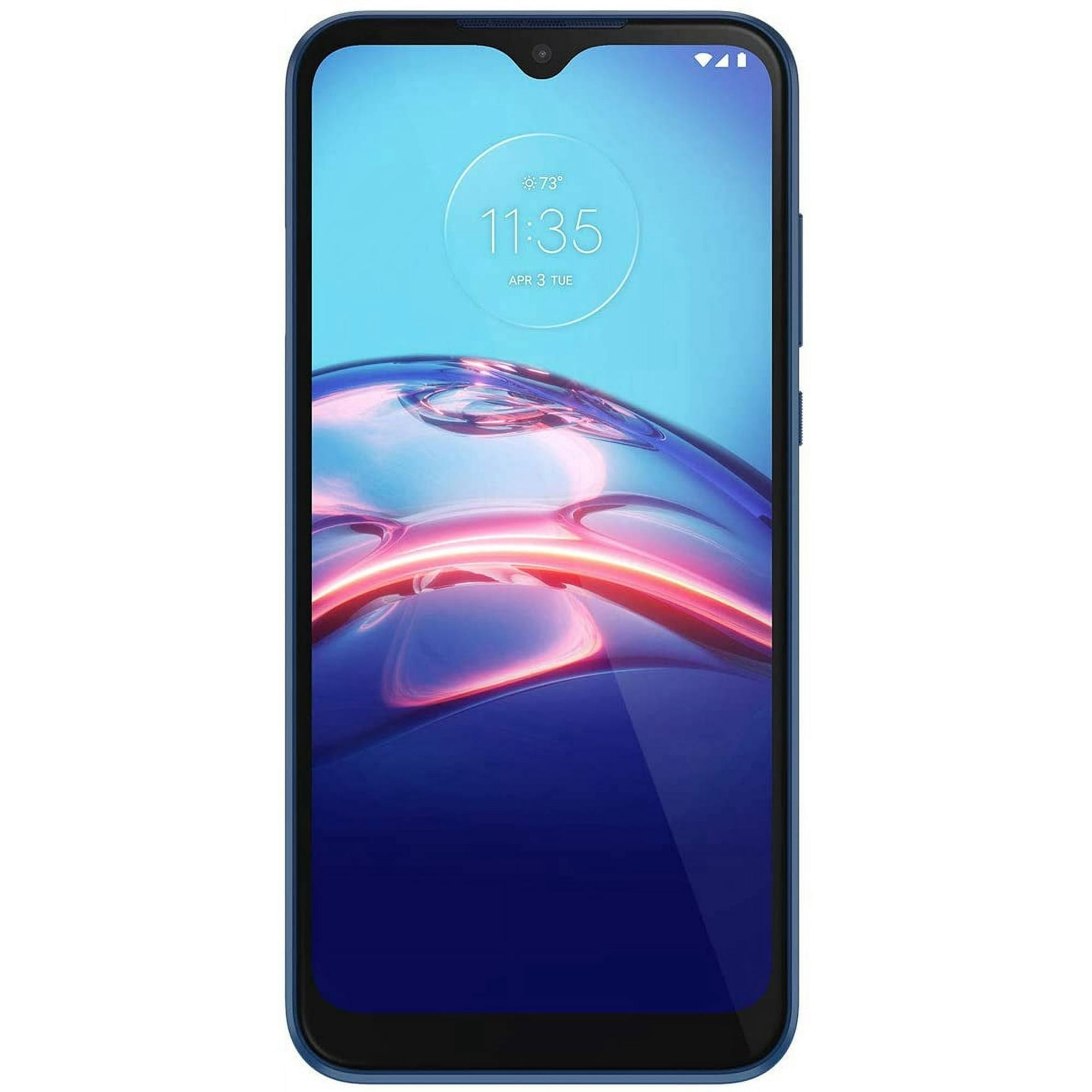 Pre-Owned Moto E (2020) – Global Unlocked – 32GB – Midnight Blue (US Warranty) - Verizon, AT&T, T-Mobile, Sprint, Boost, Cricket, Metro, Straight Talk