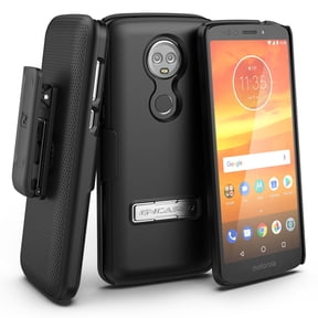 Moto E5 Plus Belt Clip Case with Slim Holster and Kickstand (Slimline)