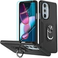 thumbnail image 1 of Moto Edge Plus 2022 case,Motorola Edge+ 2022 case,[Military Grade] with HD Screen Protector Magnetic Ring Kickstand Car Mount Protection Armor Phone Case Cover for Motorola Edge Plus 2022, Black, 1 of 9