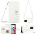 thumbnail image 1 of for Moto Edge Plus 2023 Wallet Case RFID Blocking Card Slots Holder with Shoulder&Crossbody Strap, Magnetic Folio Kickstand Handbag Flip Phone Cover for Motorola Moto Edge Plus 2023, White, 1 of 8