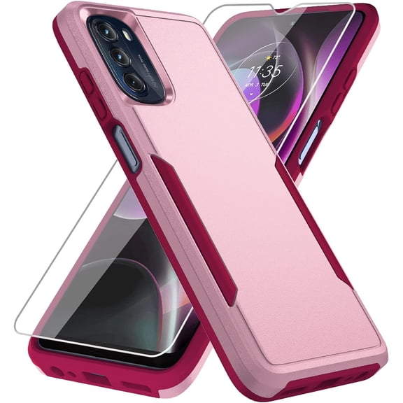 for Moto G 5G 2022 Phone Case,Moto G 5G 2022 Case with Screen Protector[Military Grade Drop Tested] Heavy-Duty Tough Rugged Shockproof Protective Case for Motorola Moto G 5G 2022, Blue