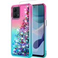 thumbnail image 1 of for Moto G 5G 2023 Case,Motorola G 5G 2023 Case,with HD Screen Protector,Gradient Quicksand Glitter Liquid Floating Girls Cute Phone Case for Motorola Moto G 5G 2023 (Pink/Teal), 1 of 13