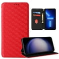 thumbnail image 1 of For Moto G 5G Plus Wallet Case with RFID Blocking ID Credit Card Holder, Luxury Diamond Patterned Shiny PU Leather Magnetic Folio Book Flip Kickstand Shockproof Phone Case, Red, 1 of 8