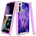 thumbnail image 1 of Moto G Fast Case, Rosebono Graphic Design Shockproof Impact Resistant Protective Full-Body Rugged Clear Hybrid Bumper Case For Motorola G Fast (Dream Catcher), 1 of 5