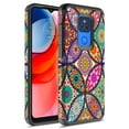 thumbnail image 1 of Moto G Play 2021 Case, Rosebono Slim Hybrid Shockproof Hard Cover Graphic Fashion Colorful Skin Cover Armor Case for Moto G Play 2021 (Colorful Mandala), 1 of 5