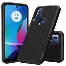 Moto G Play 2023 Case, Cbus Wireless Heavy-Duty Grip Case Cover for Motorola Moto G Play 2023 - Black