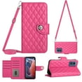 thumbnail image 1 of for Moto G Play 4G 2024 Wallet Case RFID Blocking Card Slots Holder with Shoulder&Crossbody Strap, Magnetic Folio Kickstand Handbag Flip Phone Cover for Motorola Moto G Play 4G 2024, Rose, 1 of 8