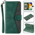 thumbnail image 1 of For Moto G Play 4G 2024 Wallet Case with Wrist Strap, Premium PU Leather Flip Protective Cover RFID Blocking Card Holder & Cash Slot,Magnetic Closure Flip Kickstand Function for Men Women,Green, 1 of 8
