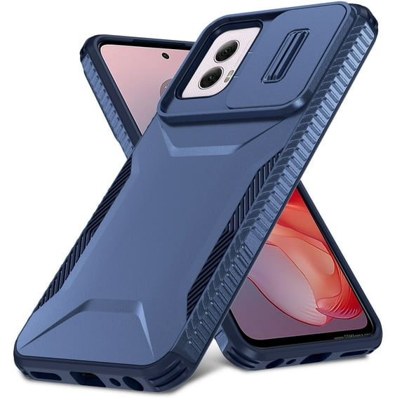 for Moto G Power 2022 Case Dual Layer Protective Heavy Duty Camera Lens Slide Cover Shockproof Rugged Military Protection Bumper Tough Grip Phone Case For Motorola Moto G Power 2022,Blue